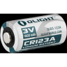 Литиевая батарея OLIGHT CR123А 3.0V. 1600 mAh 927130